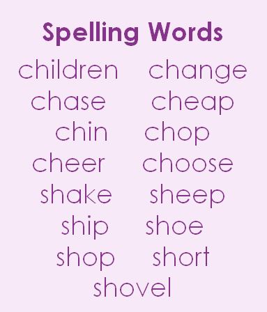 Spelling Words